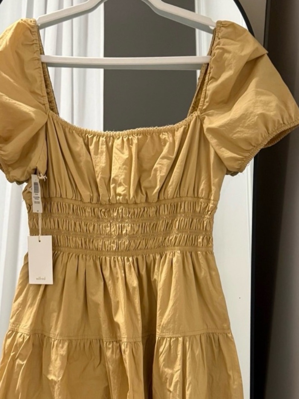 NWT Wilfred Allegoria Poplin Dress size large